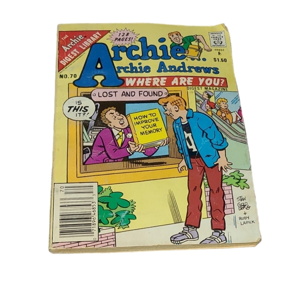 Archie Andrews Comic Where Are You? Vintage 1990